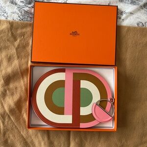 Hermès Multicolor Clutch